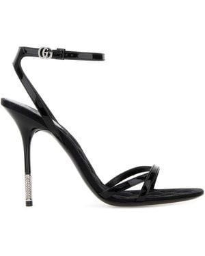 Gucci Leather Sandals - Black