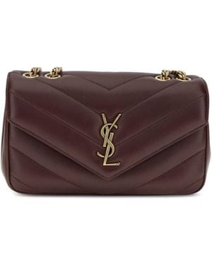 Saint Laurent New Loulou Shoulder Bag - Purple