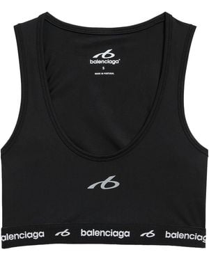 Balenciaga Techwear Bra Tank Top - Black