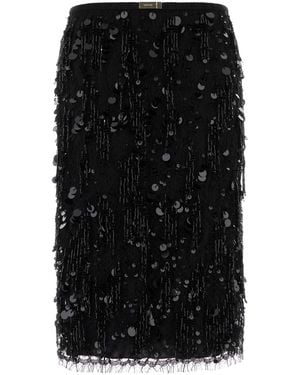 Gucci Lace Skirt - Black