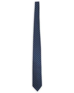 Tom Ford Polka-Dot Silk Tie - Blue