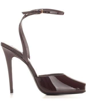 Saint Laurent "Le Scandale" Sandals - White