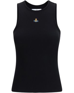 Vivienne Westwood RED LABEL オーブ刺繍　タンクトップ Vivienne Westwood - Vivienne Westwood RED LABEL タンクトップの通販