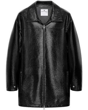 Courreges Vinyl Jacket Cotton - Black