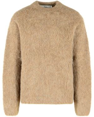 Séfr 'Haru' 'Greige' Alpaca Blend Sweater - Natural