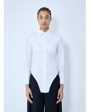 Jean Paul Gaultier Corset Shirt - White