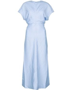TOTEME Slouch Waist Dress - Blue