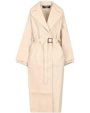Jacquemus Trapezi Trench Coat - Natural
