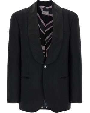 PUCCI 'Labirinto' Single-Breasted Blazer - Black