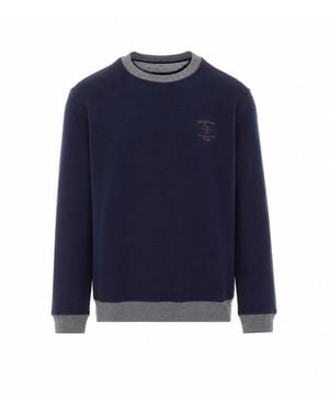 Brunello Cucinelli Embroidery Sweatshirt - Blue