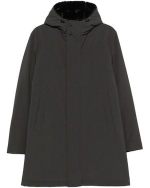 Herno Cappotto Imbottito Con Fodera - Black
