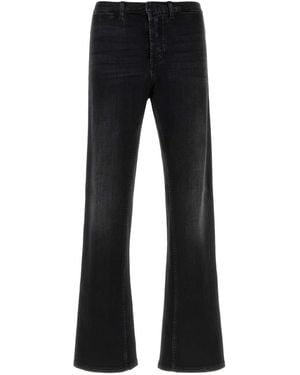 Gucci Flared Mid Rise Jeans - Black