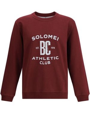 Brunello Cucinelli Maxi Print Sweatshirt - Red