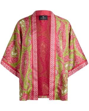 Etro 'Kesa' Printed Jacket - Pink