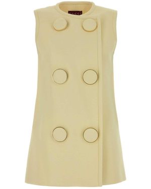 Gucci Pastel Jersey Vest - Yellow
