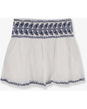 Isabel Marant Marant Etoile Picadilia Certified Cotton Skirt - White
