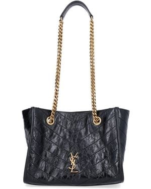 Saint Laurent "Niki East West" Tote Bag - Black