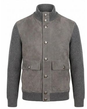 Brunello Cucinelli Padded Jacket - Gray