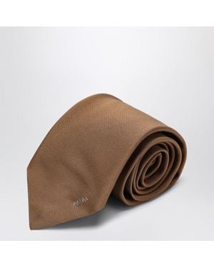 ネクタイ Prada silk tie with logo 30427955_59726280_600.jpg