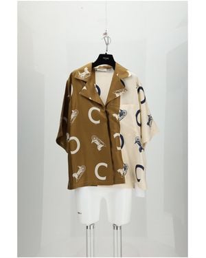 Celine Pajama Shirt - White