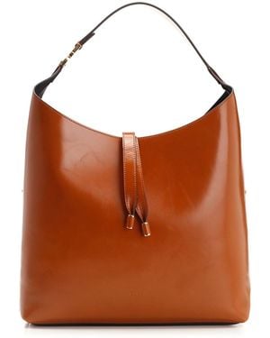 Chloé "Marcie" Small Hobo Bag - Brown