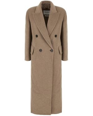 Max Mara Clothing Coats - Natural