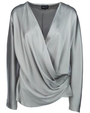 Giorgio Armani Clothing Shirts - Gray