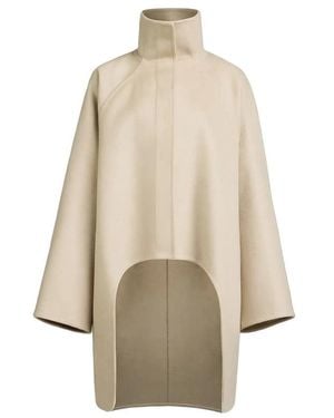 Alaïa Alaïa Neutrals Coats - Natural