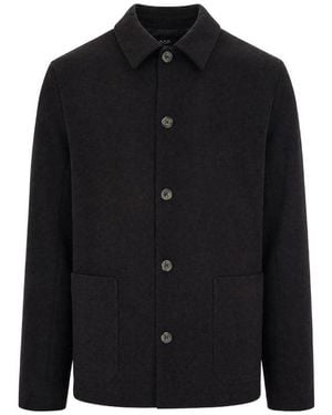 A.P.C. Jackets - Black
