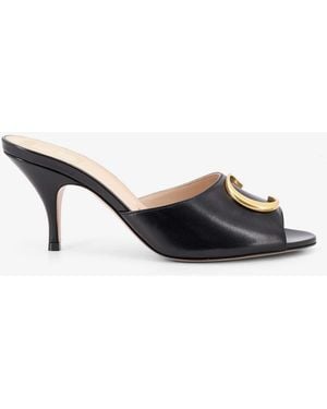 Dior Dior Dior Initials Leather Sandals - Black