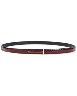 Tom Ford Python Belt - Brown