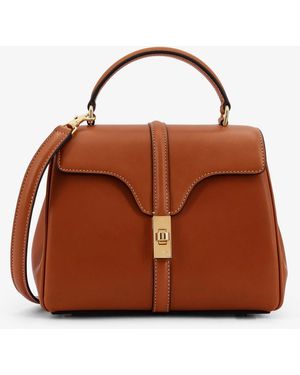 ショルダーバッグ・ポシェット Celine Mini 16 Leather Shoulder Bag Celine Mini 16 Leather Shoulder Bag in Pink | Lyst