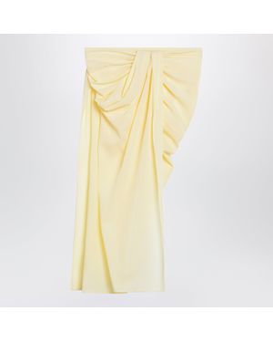 Jacquemus Light Asymmetric Pareo Skirt - Yellow