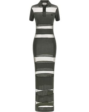 Coperni Cotton Long Dress - Multicolor