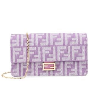 Fendi Portafoglio "Baguette" - Purple
