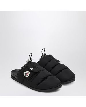 Moncler Nylon Mule Mon Pocket - Black