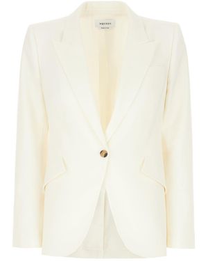 McQueen Clothing Blazers & Gilets - White