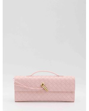Bottega Veneta Andiamo Clutch - Pink