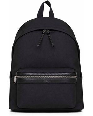 Saint Laurent City Backpack - Black