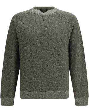 Loro Piana Cotton Crew Neck Sweatshirt - Green