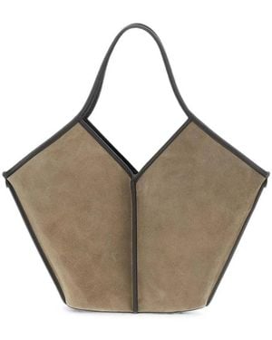 Hereu Neutrals Shoulder Bags - Gray