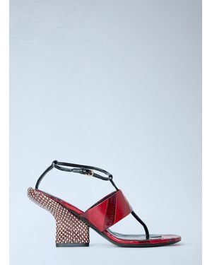 Dries Van Noten Strappy Heeled Sandals - White