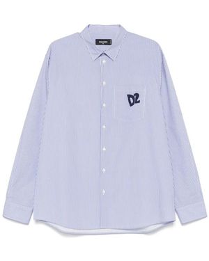 DSquared² Oversized Shirt - Blue