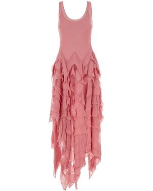 Blumarine Georgette Dress - Red