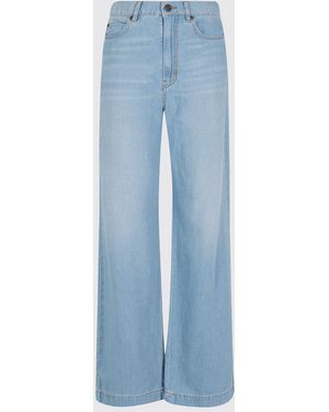 Weekend by Maxmara Latino Wide-Leg Jeans - Blue