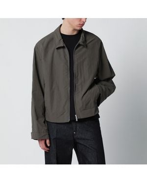Dries Van Noten Khaki Zipup Jacket - Black