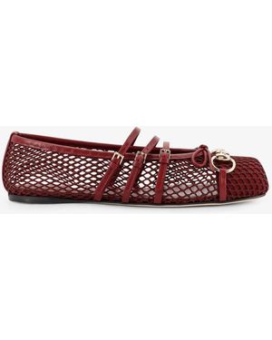 Gucci Ballerinas With Horsebit - Red