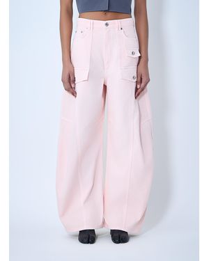 Sportmax High-Waisted Cargo Pants - Pink