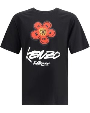 KENZO Futura 2000 Cotton T-Shirt - Black