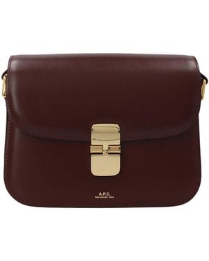 A.P.C. 'Grace Small' Crossbody Bag - Brown